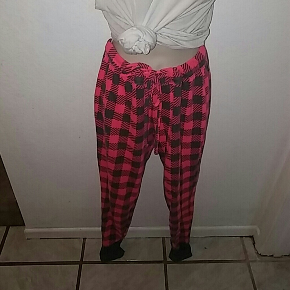 Checkered pj sweat leggins